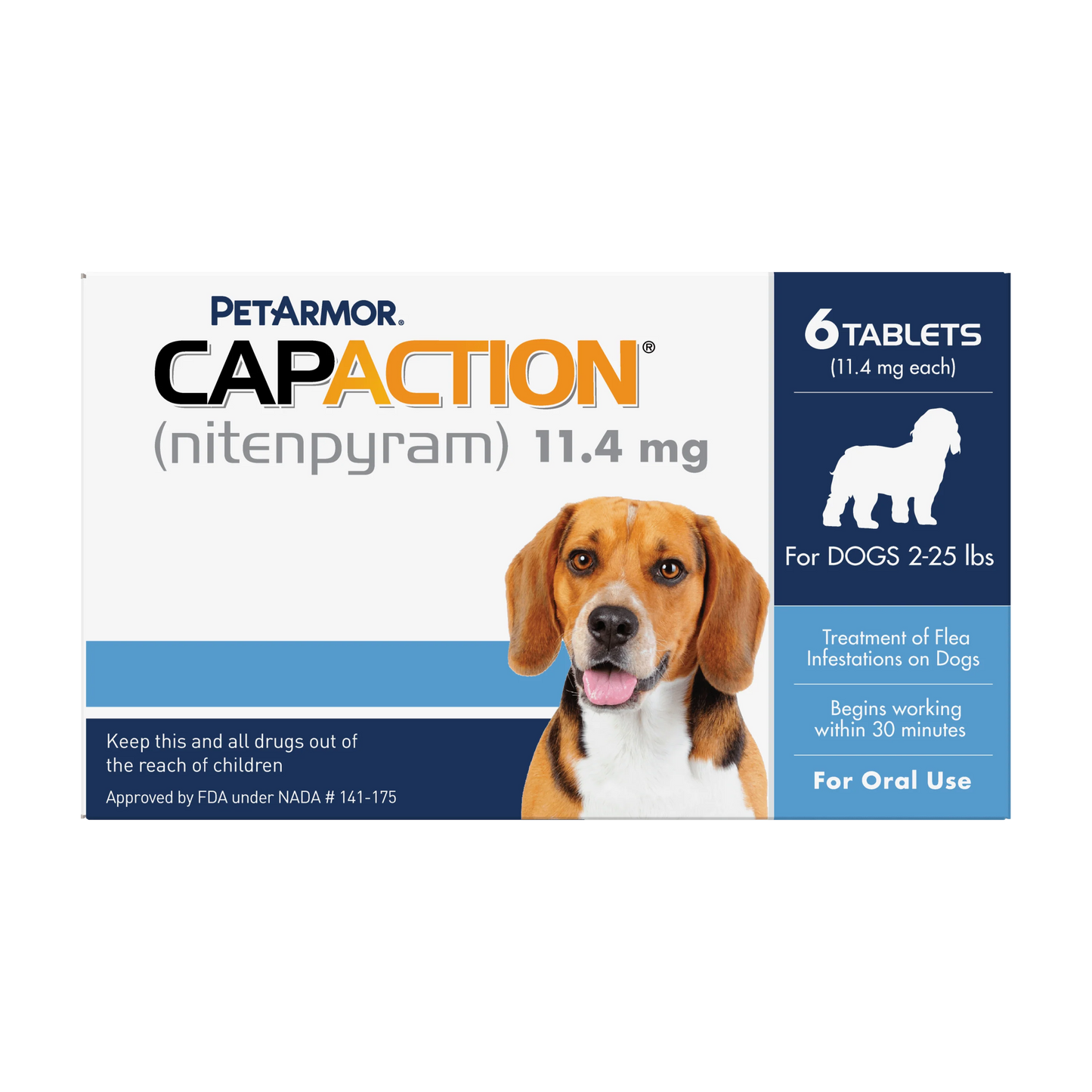 PetArmor® CAPACTION® (nitenpyram) Oral Flea Treatment for Dogs