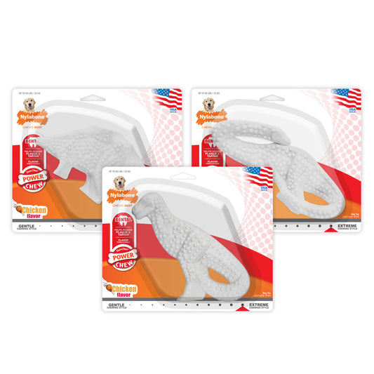 Nylabone Power Chew Dental Dinosaur Dog Toy