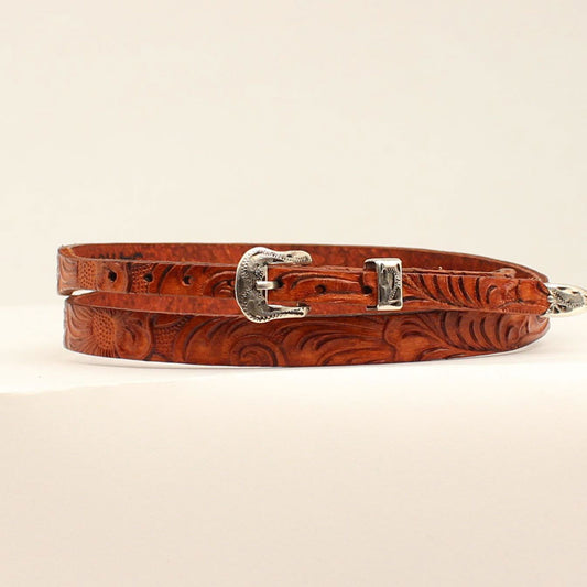 Twister Tapered Floral Embossed Hatband