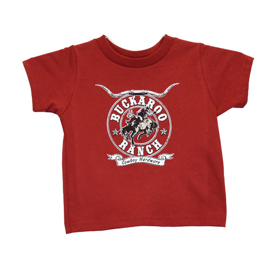Cowboy Hardware Buckaroo Ranch Tee in Red