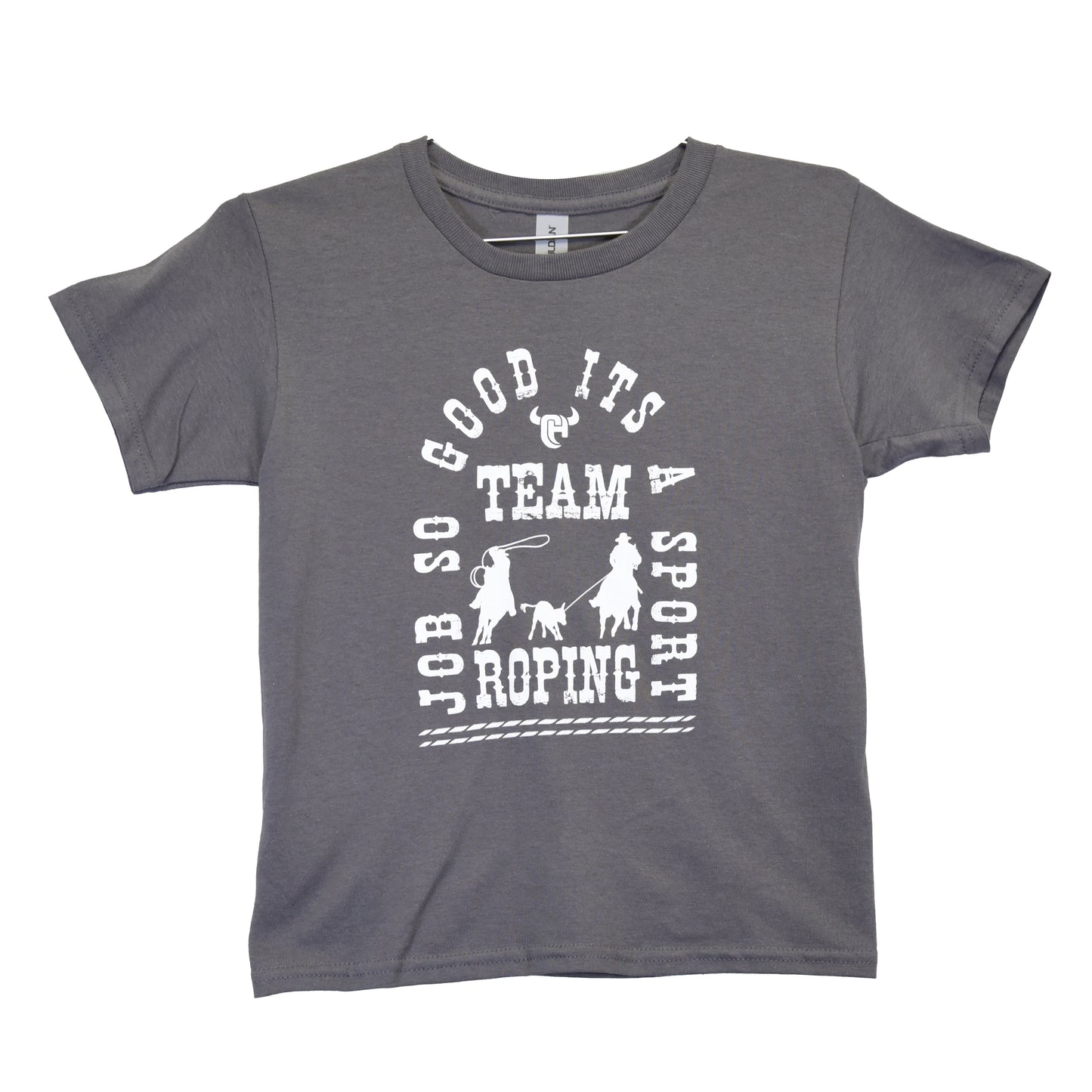 Cowboy Hardware Gray Team Roping T-Shirt