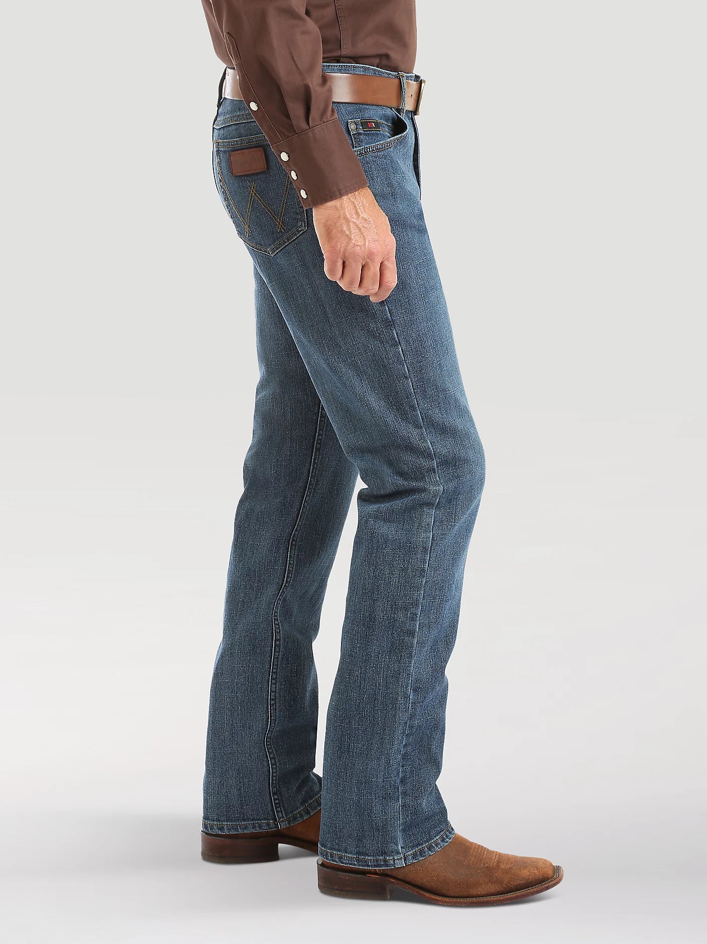 Wrangler 20X Active Flex Regular Fit Jean in Stone Blue