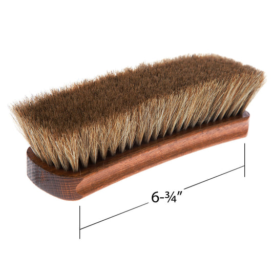 100% Horsehair Boot Brush