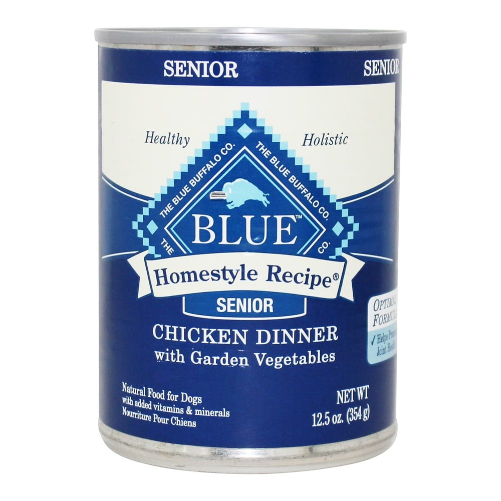 Blue Homestyle Recipe Chicken Dinner with Garden Vegetables