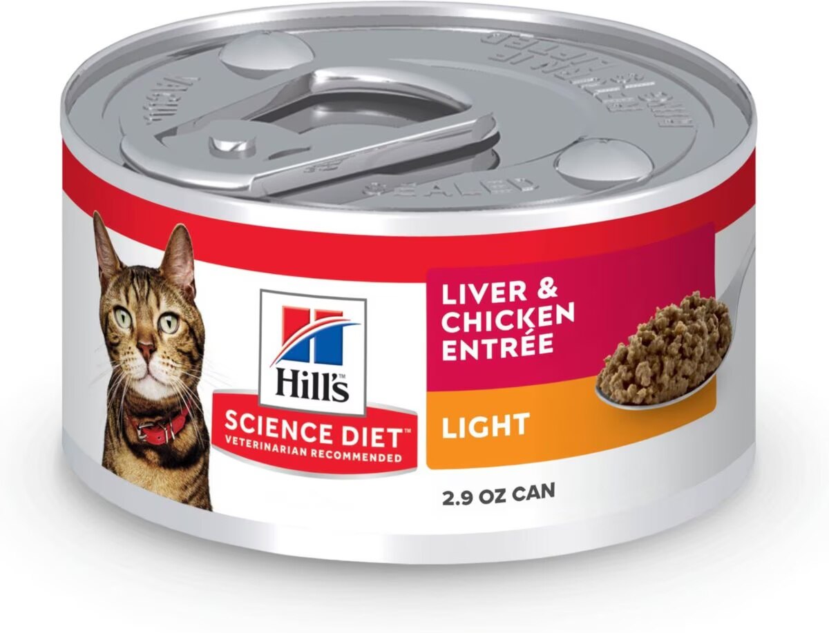 Hill's Science Diet Adult Light Liver & Chicken Entrée Cat Food