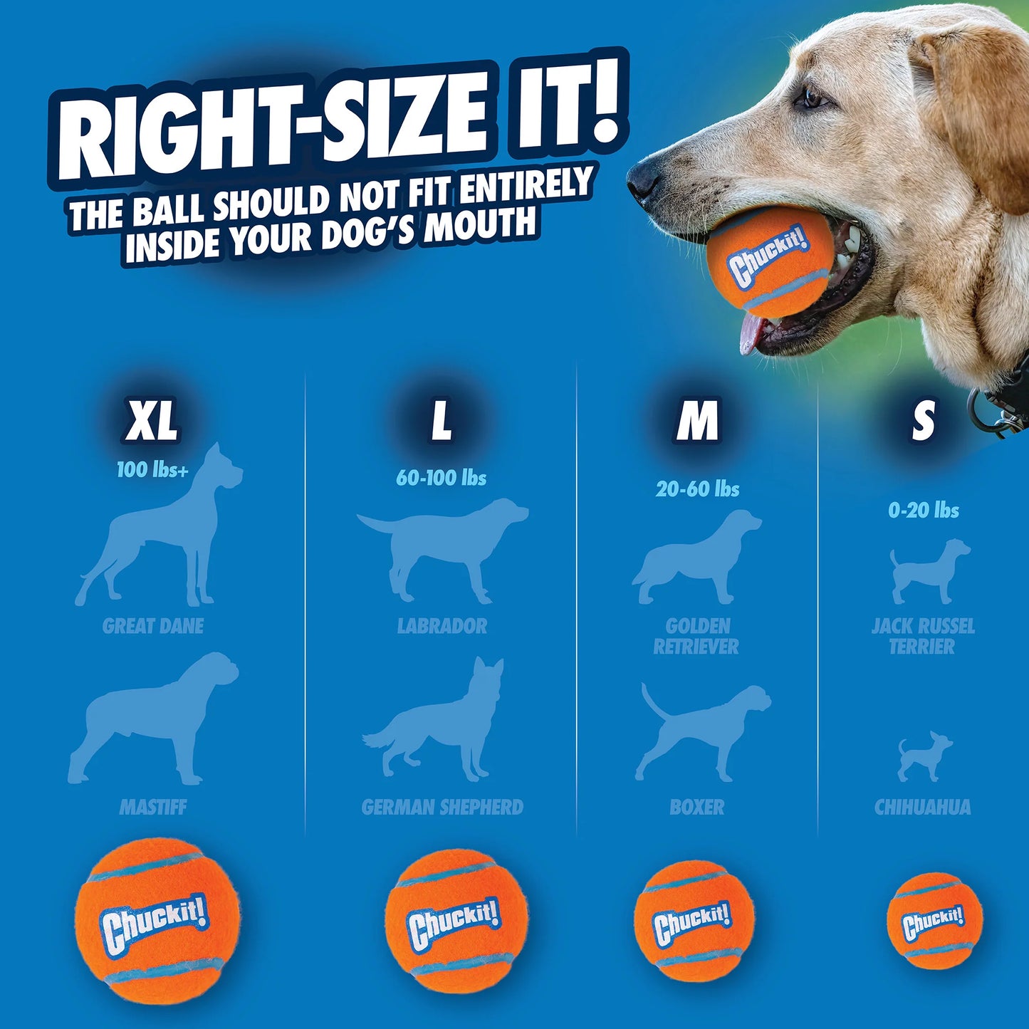 Chuckit! Tennis Ball - Large