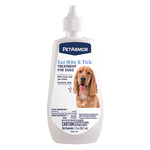 PetArmor Ear Mite & Tick Treatment for Dogs