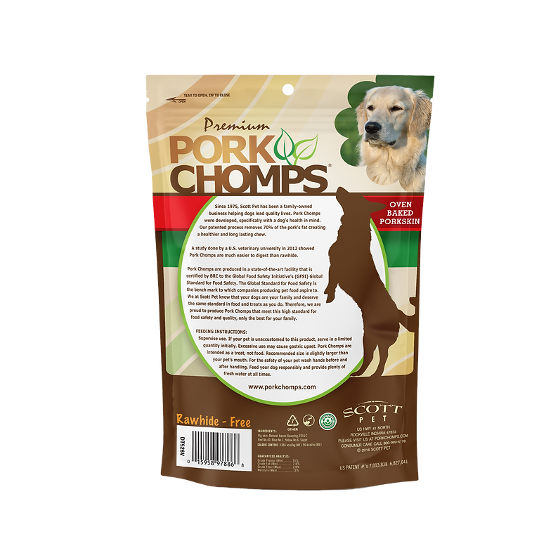 Pork Chomps Bacon Flavor Mini Twist