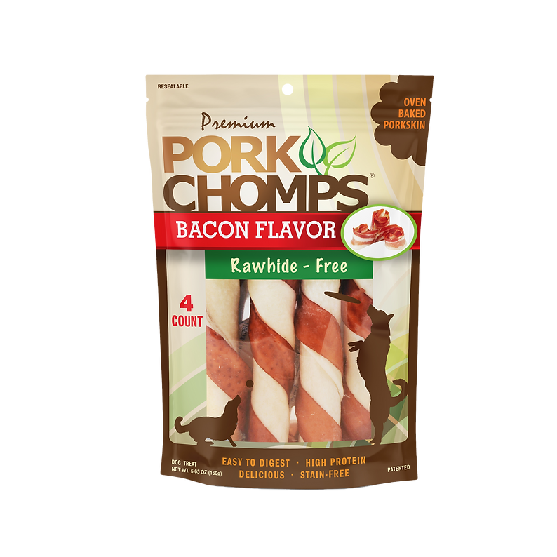 Pork Chomps Bacon Flavor Twists