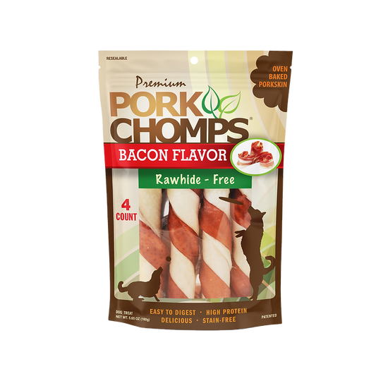 Pork Chomps Bacon Flavor Twists