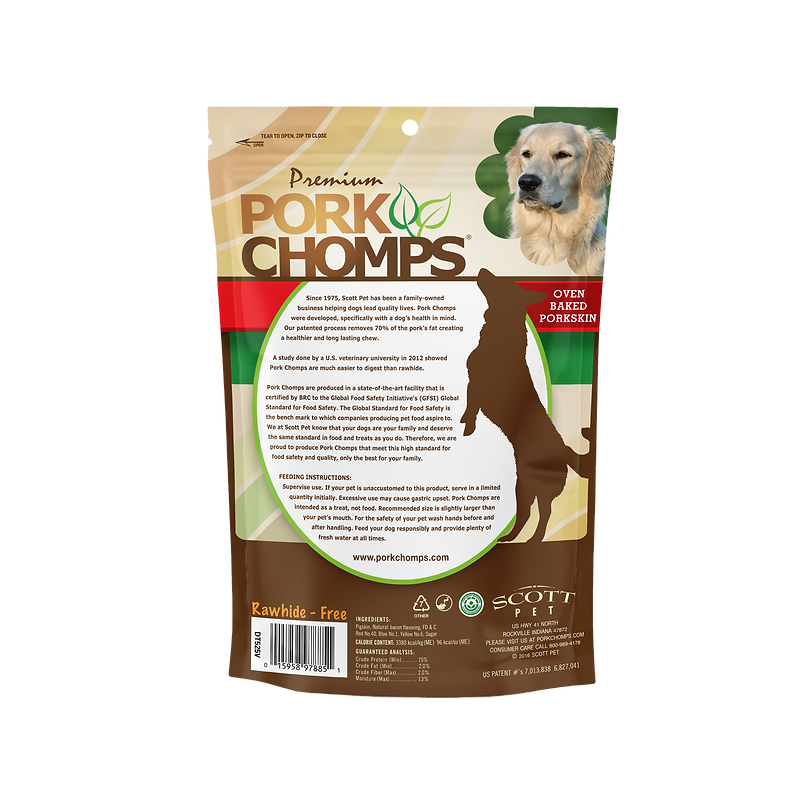 Pork Chomps Bacon Flavor Twists