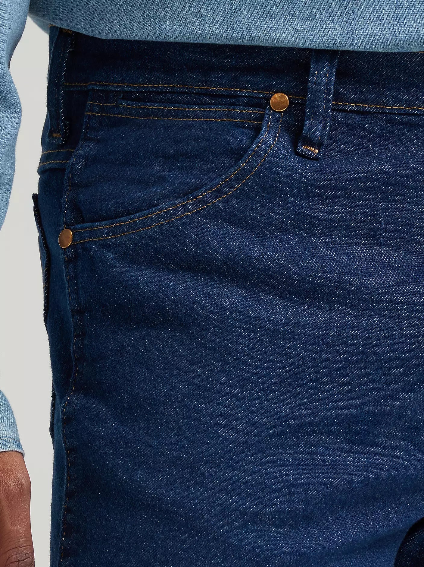 Wrangler Cowboy Cut Navy Stretch Slim Fit Jean