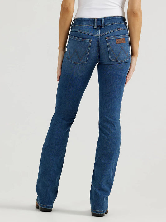 Wrangler Retro Mae Mid Rise Bootcut Jean in Nadia