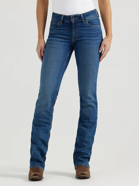 Wrangler Retro Mae Mid Rise Bootcut Jean in Nadia