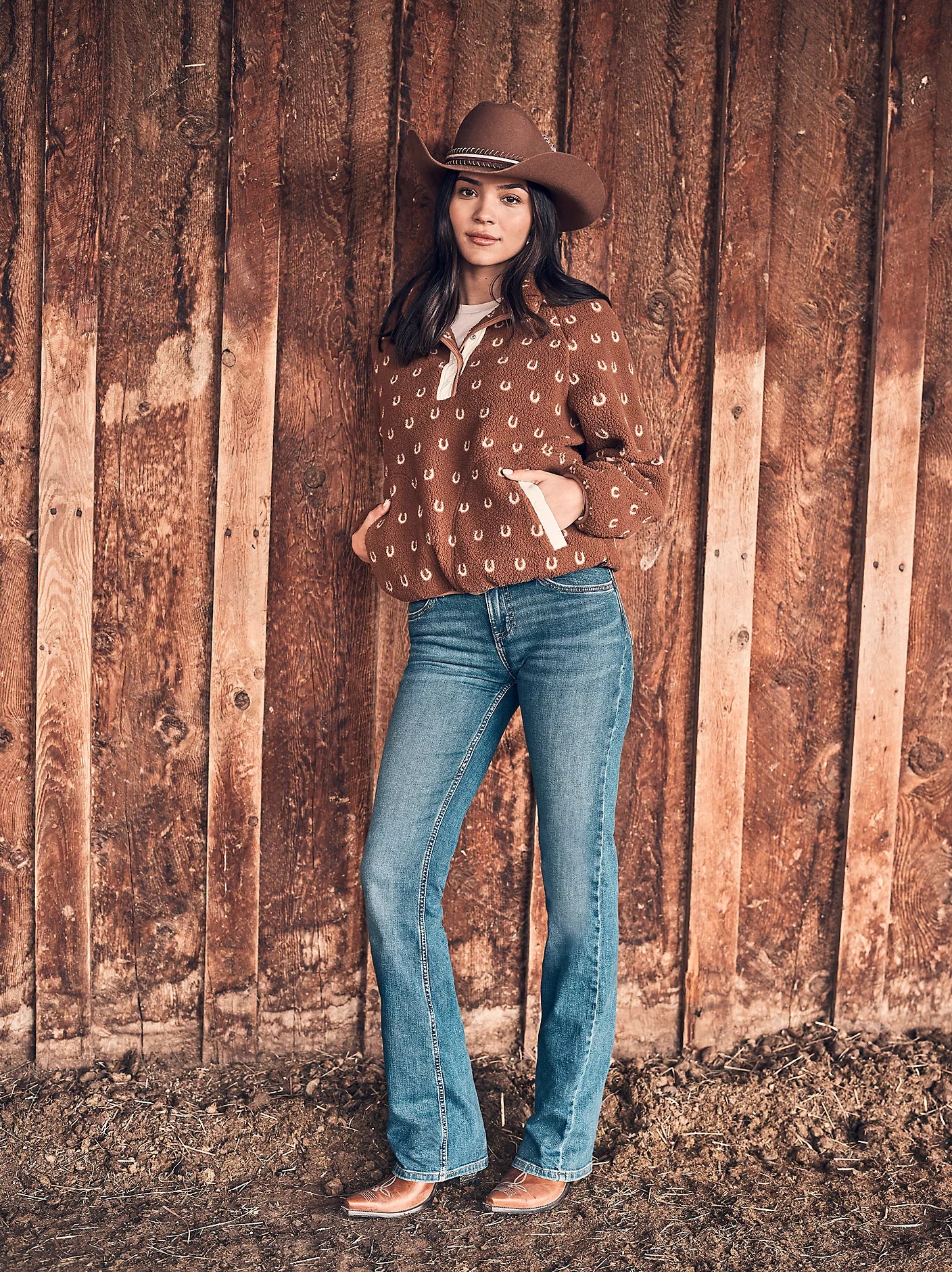 Wrangler Retro Mae Mid Rise Bootcut Jean in Nadia