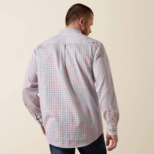 Ariat FR Basic Work Shirt in White Multi