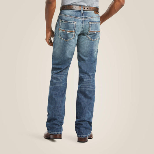 Ariat Men's M4 Low Rise Coltrane Boot Cut Jean in Durango
