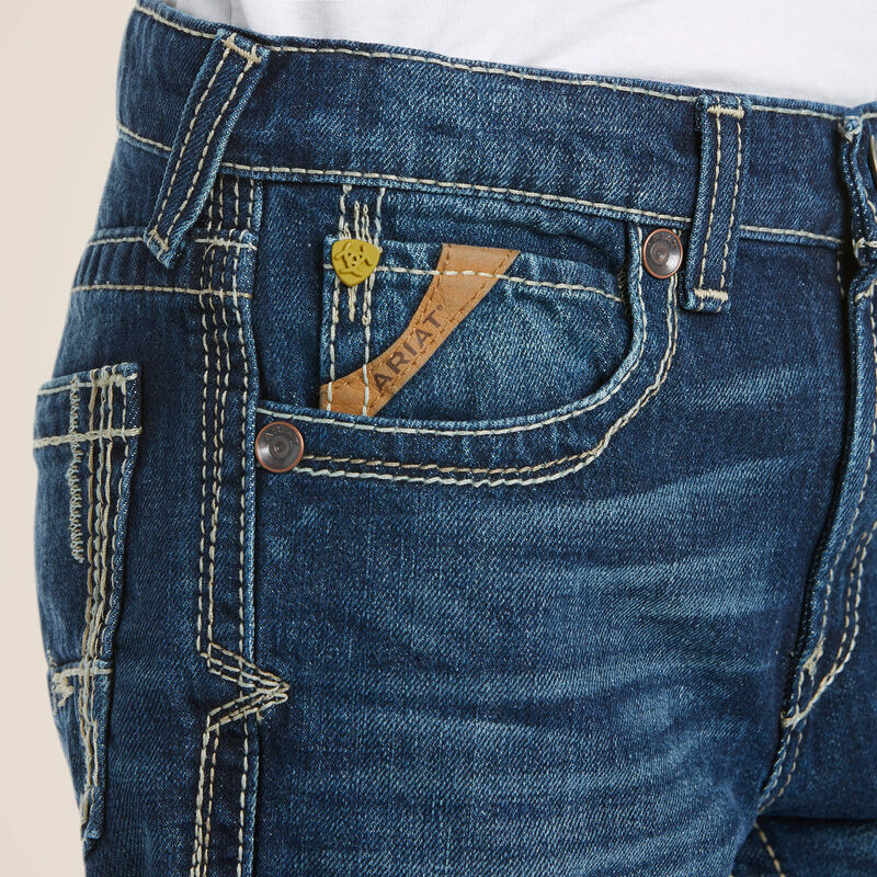 Ariat B5 Slim Boundary Stackable Straight Leg Jean in Cyclone