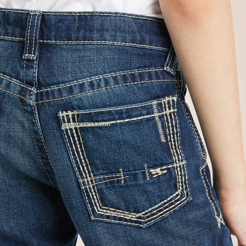 Ariat B5 Slim Boundary Stackable Straight Leg Jean in Cyclone