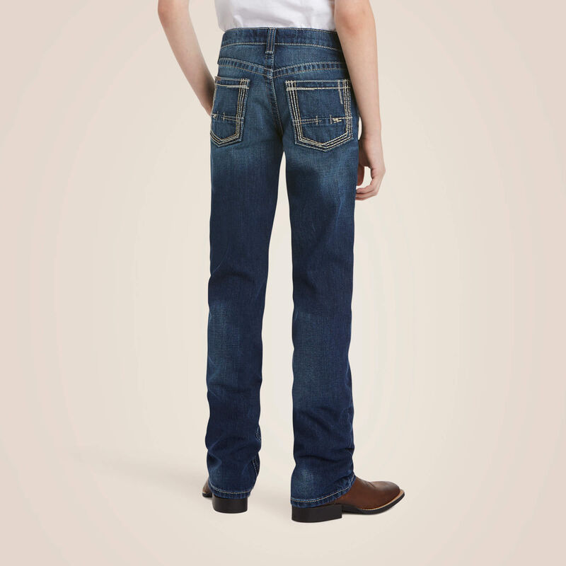 Ariat B5 Slim Boundary Stackable Straight Leg Jean in Cyclone
