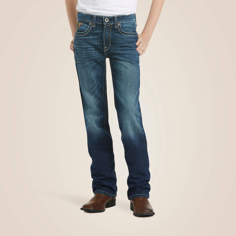 Ariat B5 Slim Boundary Stackable Straight Leg Jean in Cyclone
