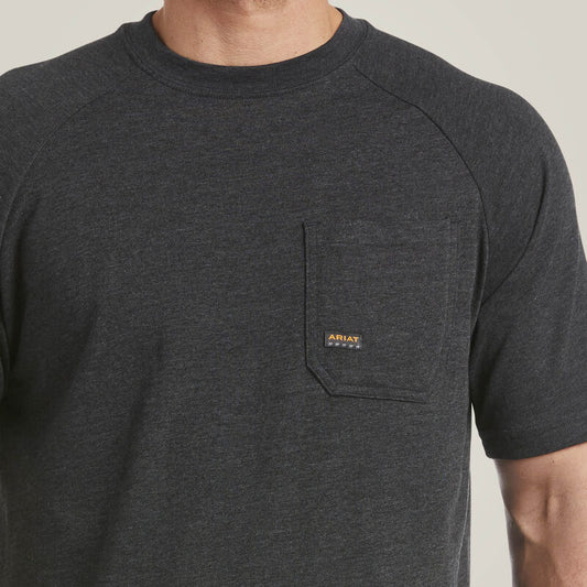 Ariat Rebar Cotton Strong T-Shirt in Charcoal Heather