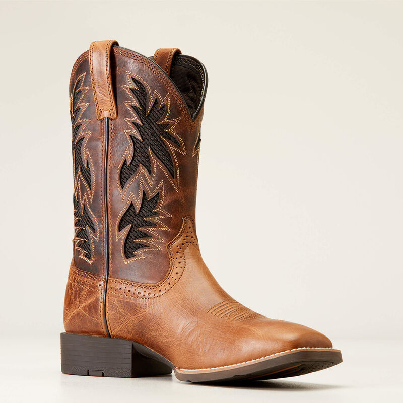Ariat Sport Cool VentTEK Cowboy Boot in Two Tone Tan