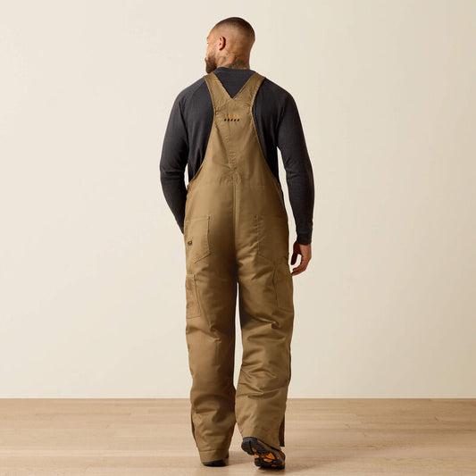 Ariat Rebar DuraCanvas Stretch Insulated Bib in Field Khaki