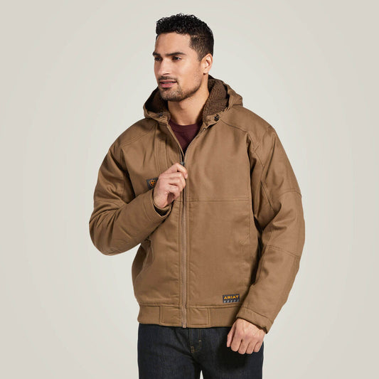 Ariat Rebar DuraCanvas Jacket in Field Khaki