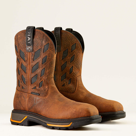 Ariat Big Rig Tread VentTEK Composite Toe Work Boot in Earth/ Graphite