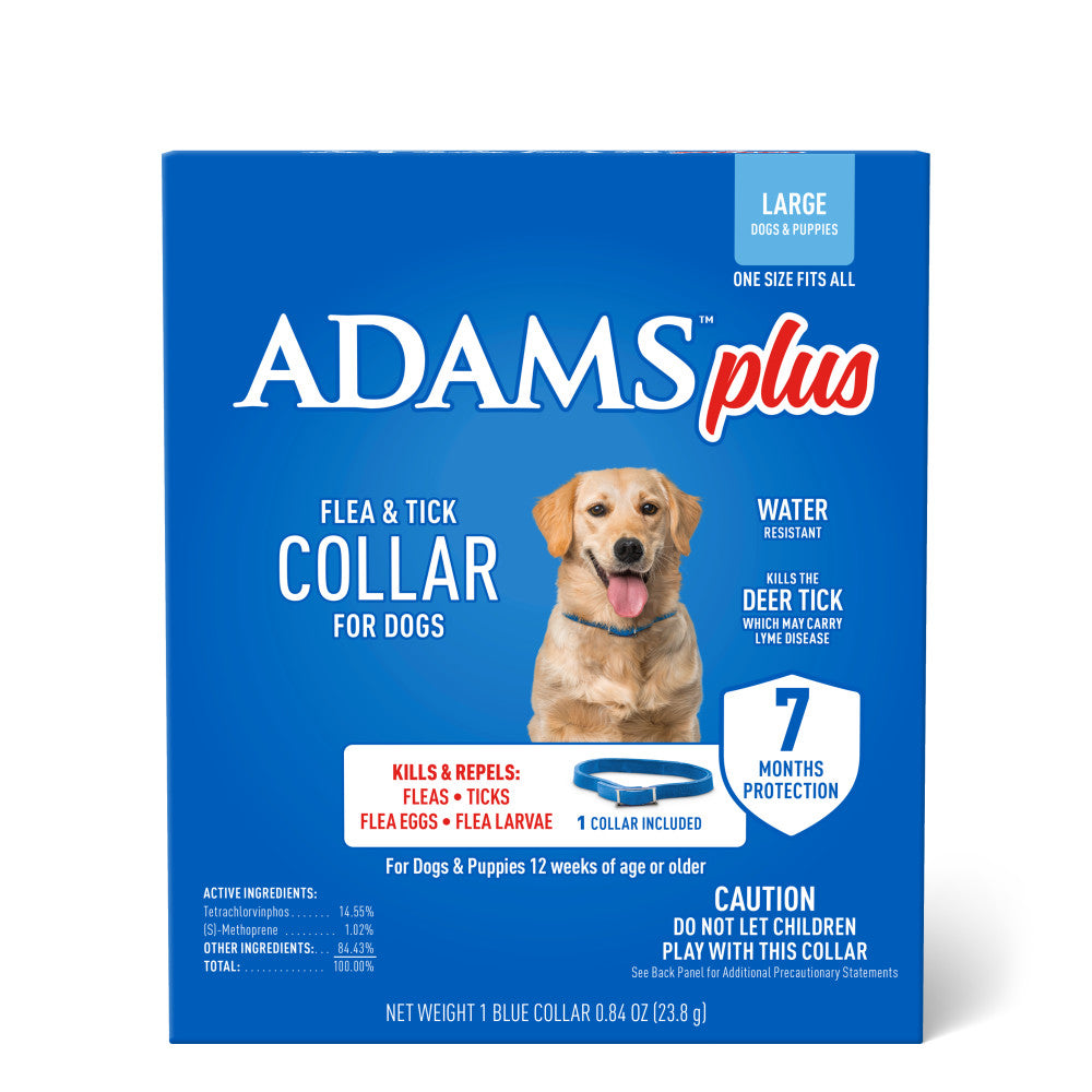 ADAMS™ Plus Flea & Tick Collar for Dogs