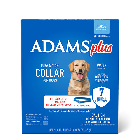 ADAMS™ Plus Flea & Tick Collar for Dogs