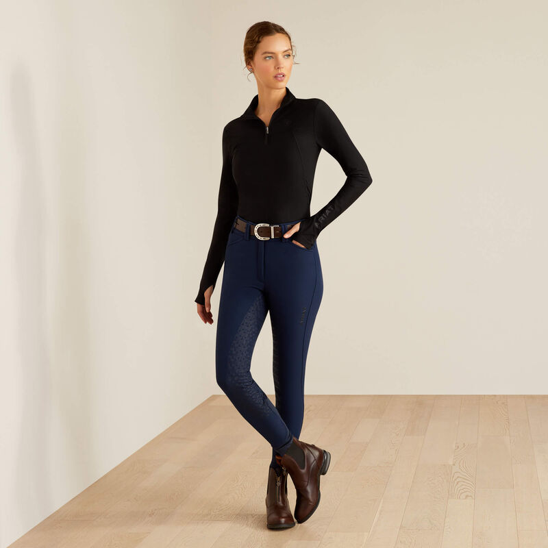 ARIAT Lowell 3.0 1/4 Zip Baselayer in Black