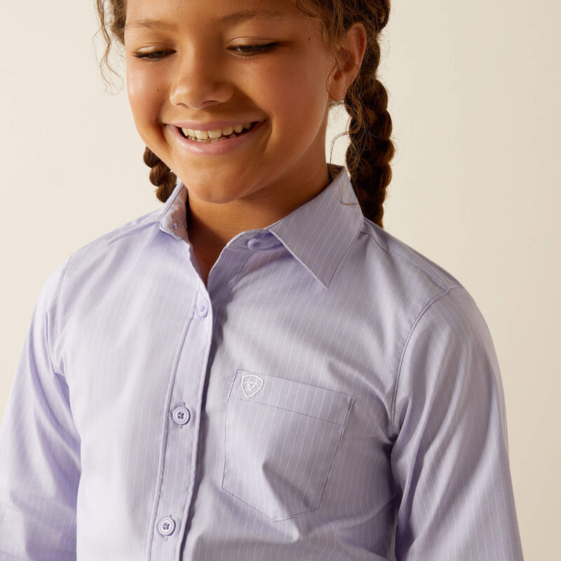 Ariat Girls' Kirby Shirt in Lavender