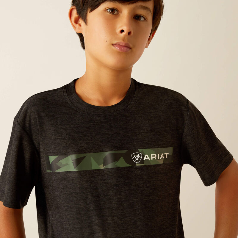 Ariat Chest Camo Stripe Charger T-Shirt