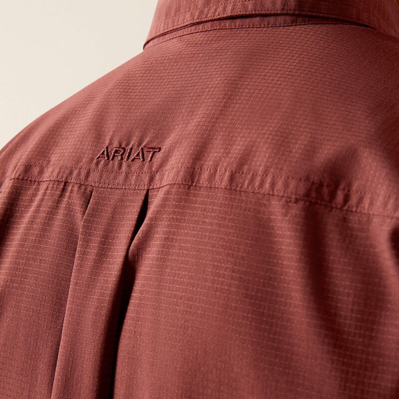 Ariat 360 Airflow Classic Fit Shirt in Red Mahogany