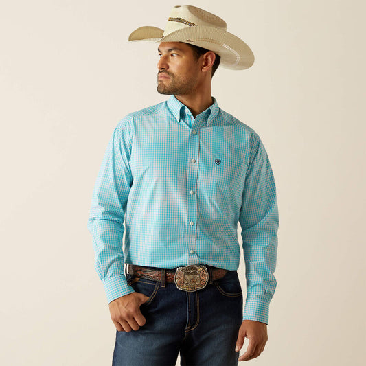 Ariat Pro Series Wilmer Classic Fit Shirt in Light Blue