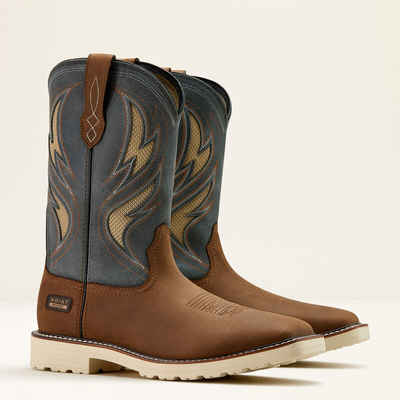 Ariat Activator VentTEK Work Boot in Alamo Brown & Stone Gray