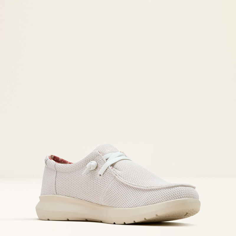 Ariat Men's Hilo Shoe in Cream Mesh