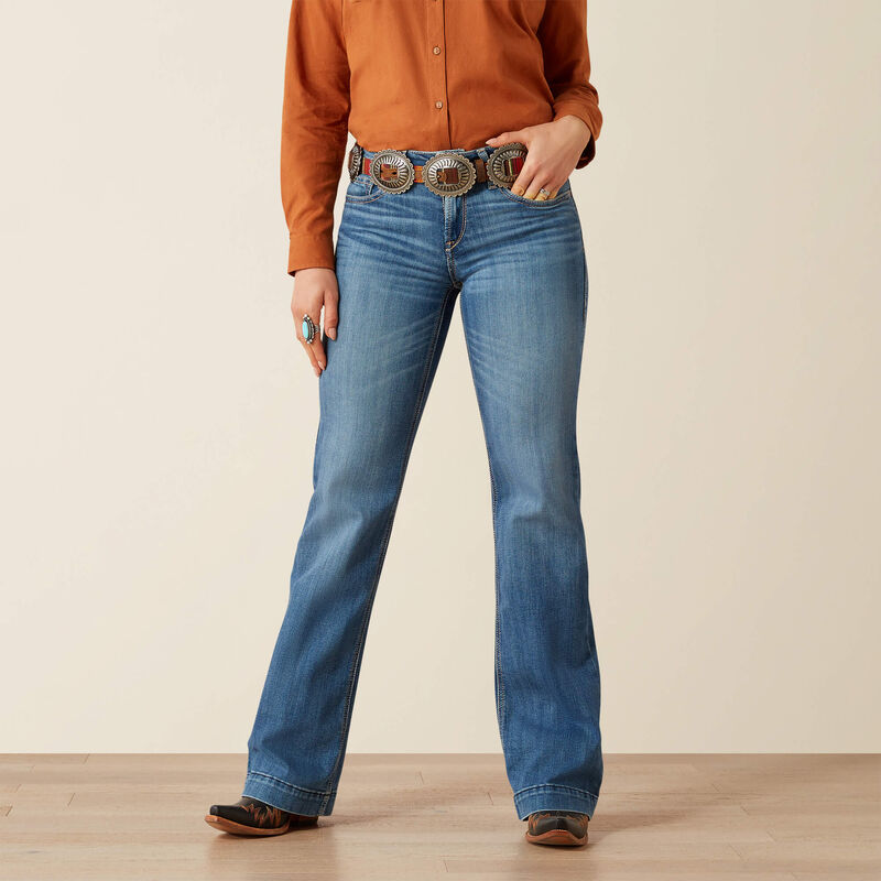 Ariat Perfect Rise Isabelle Wide Trouser Jeans in Albuquerque