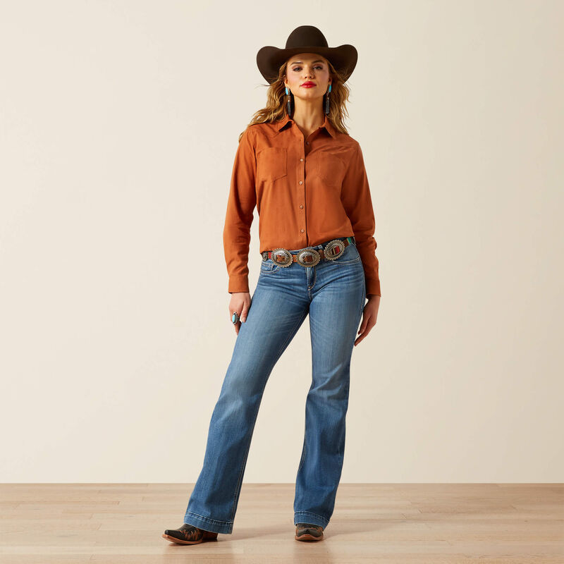 Ariat Perfect Rise Isabelle Wide Trouser Jeans in Albuquerque