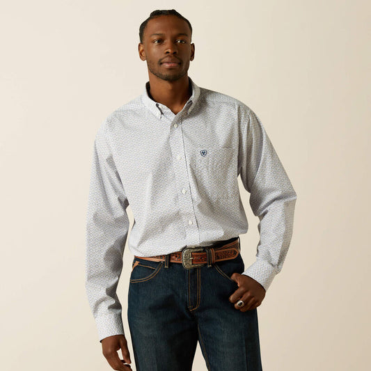 Ariat Wrinkle Free Declan Classic Fit Shirt in White
