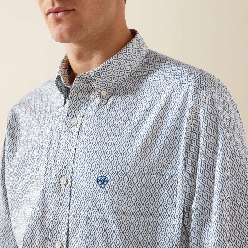 Ariat Santos Fitted Shirt in Cream