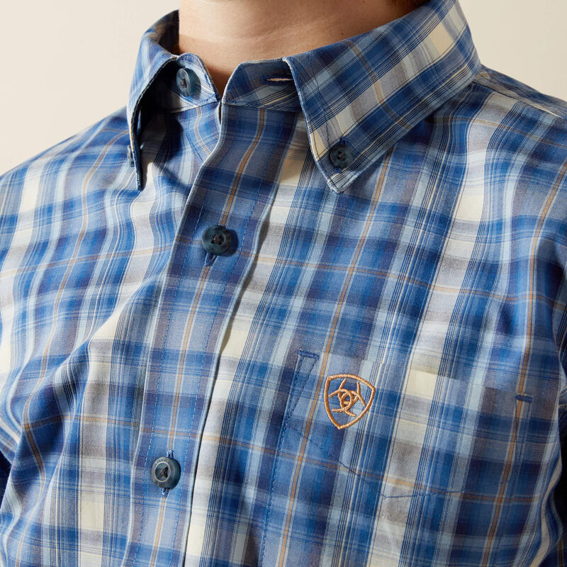 Ariat Pro Series Soloman Classic Fit Shirt in Royal Blue