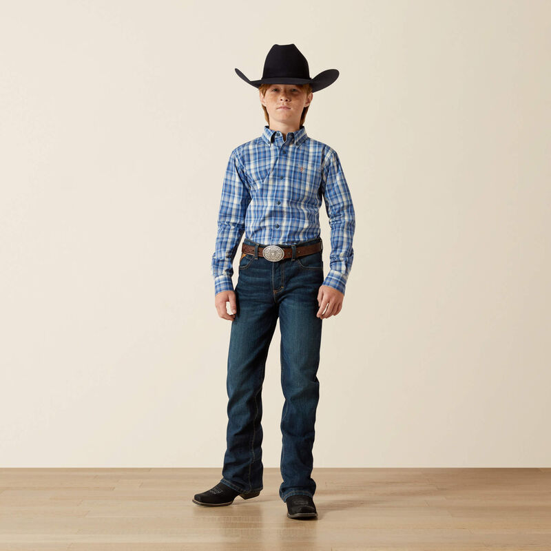 Ariat Pro Series Soloman Classic Fit Shirt in Royal Blue