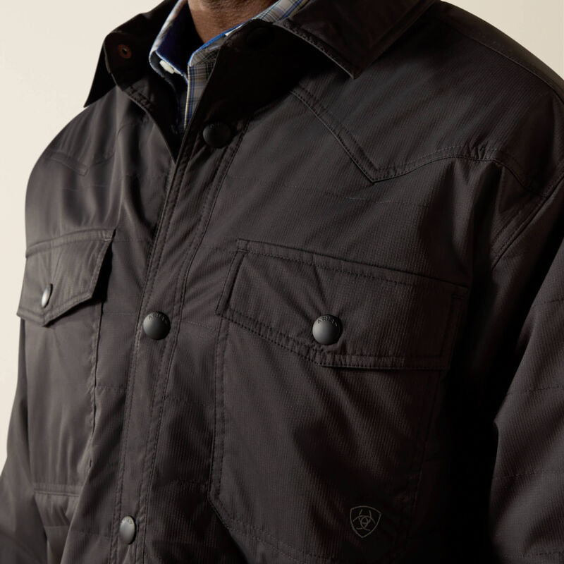 Ariat Quilted Shirt Jacket in Phantom