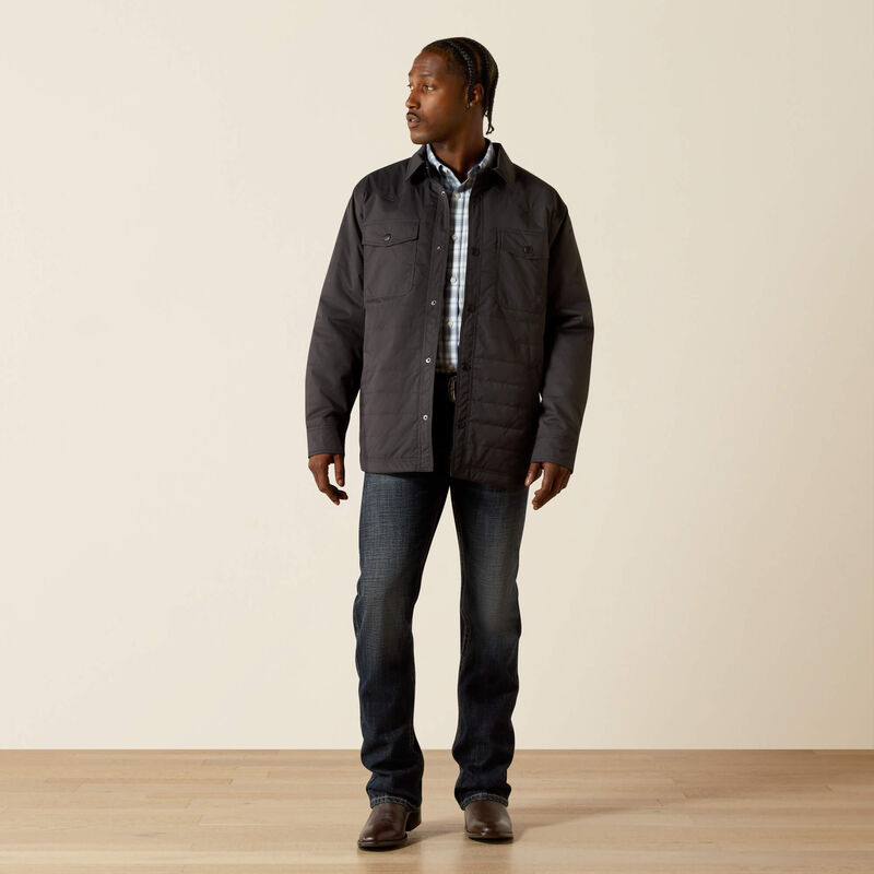 Ariat Quilted Shirt Jacket in Phantom