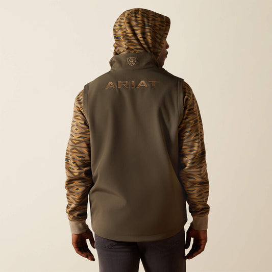 Ariat Logo Softshell Vest in Dark Green