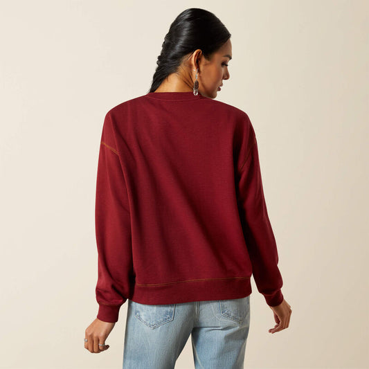 Ariat Lasso Sweatshirt in Cabernet