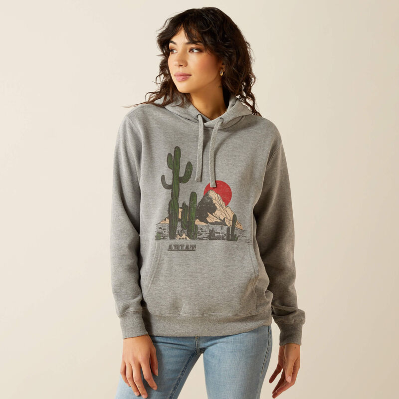 Ariat San Pedro Hoodie in Heather Gray
